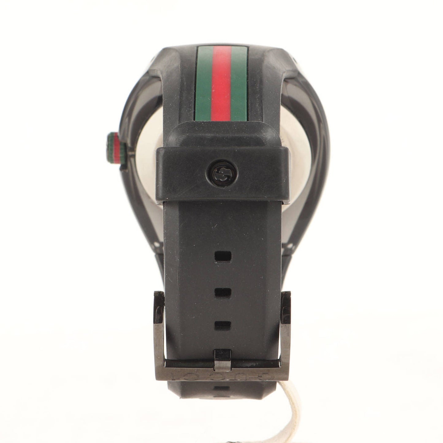 Gucci Gucci Skeleton Analog (Sync) Sherry Line Rubber Belt Black