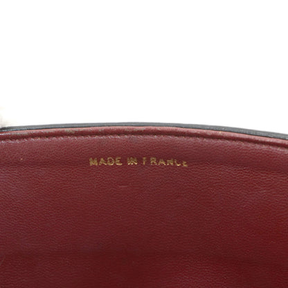 Chanel Matelasse Chain Shoulder Bag Leather Black Gold Metal Fittings