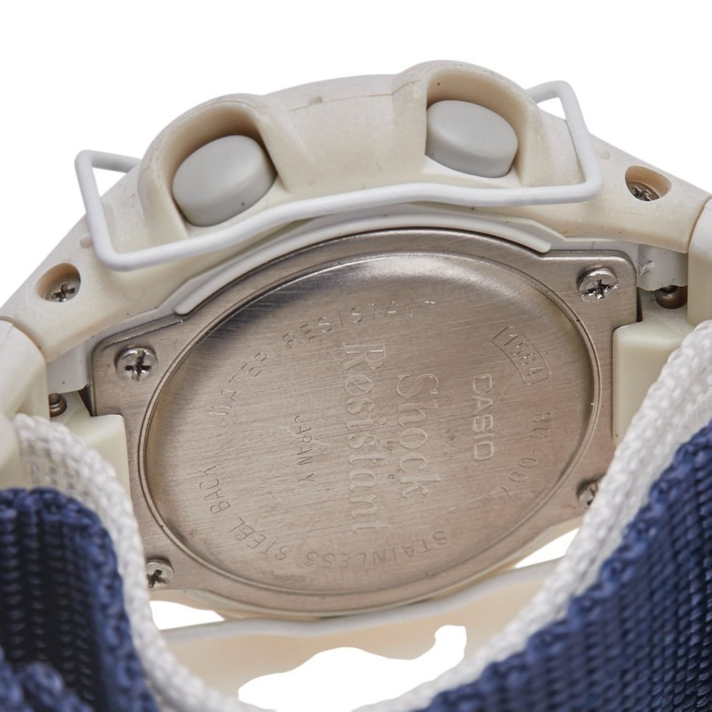 Casio Lovers Collection Baby-G Watch Bg-097 Quartz White Dial Nylon