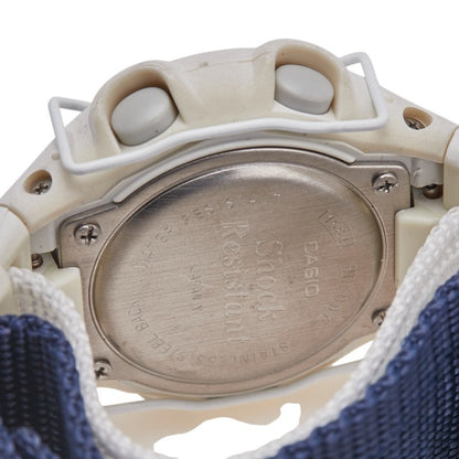 Casio Lovers Collection Baby-G Watch Bg-097 Quartz White Dial Nylon