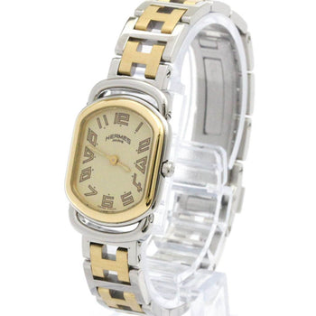 Hermes Rally Gold Plated Steel Quartz