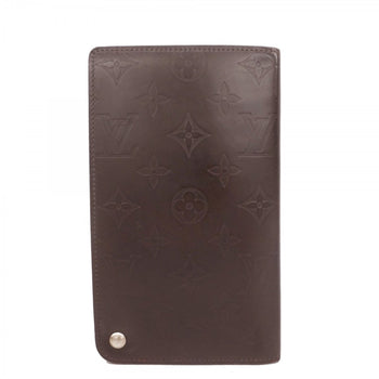 Louis Vuitton Monogram Glace Leather Hoist Long Wallet M66450 Cafe