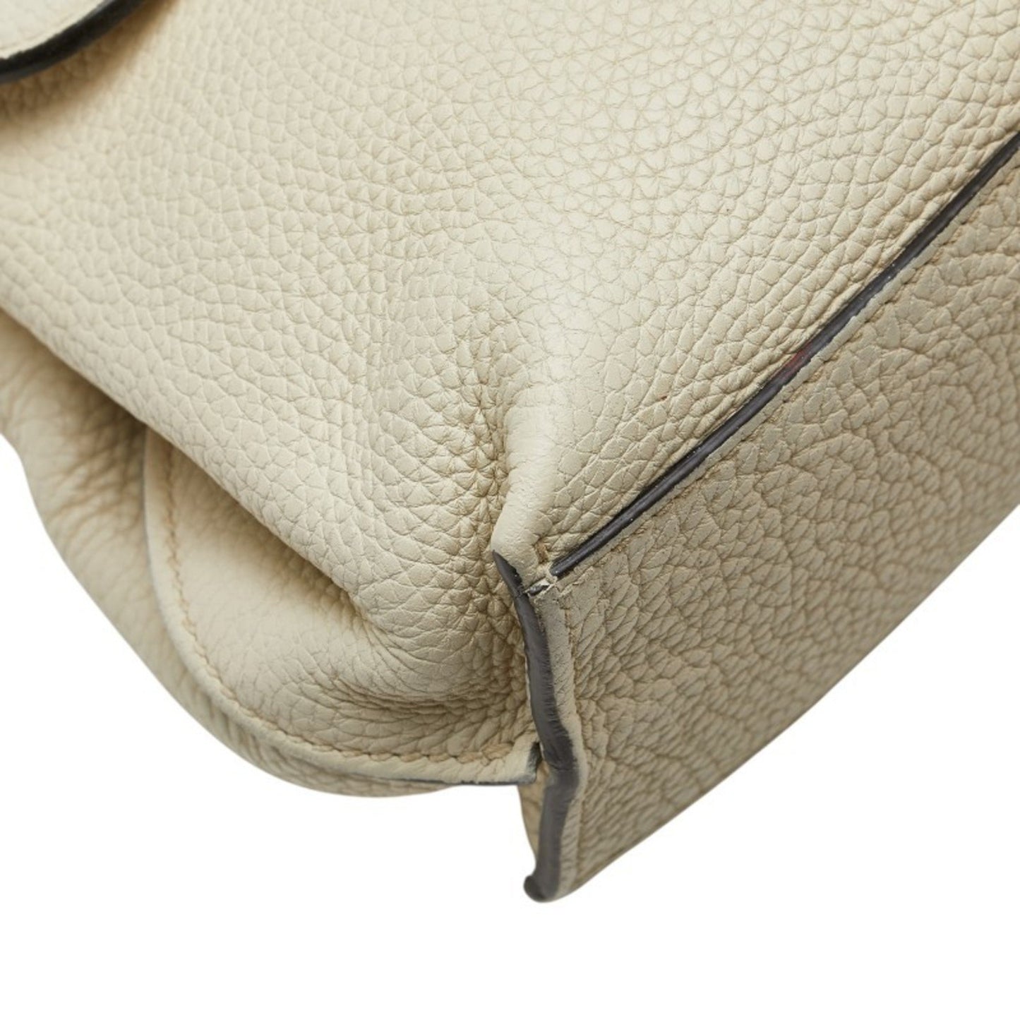 Gucci Daily Bamboo Handbag/Shoulder Bag 2Way 370831 White Leather