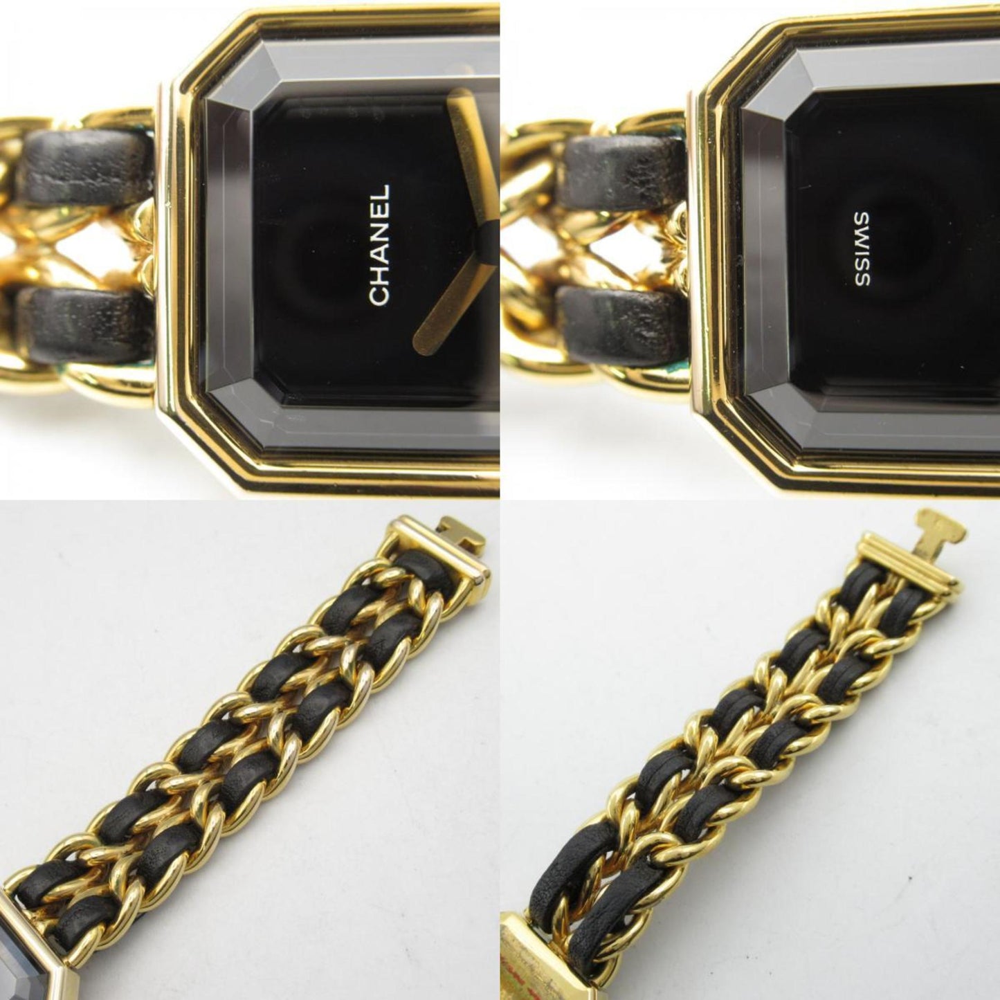 Chanel Premiere S Watch Gp (Gold Plated) Leather