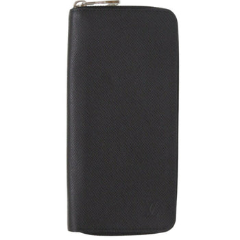 Louis Vuitton Round Zippy Wallet Vertical Taiga M30503 Noir Long Black Lv 0632Louis Vuitton