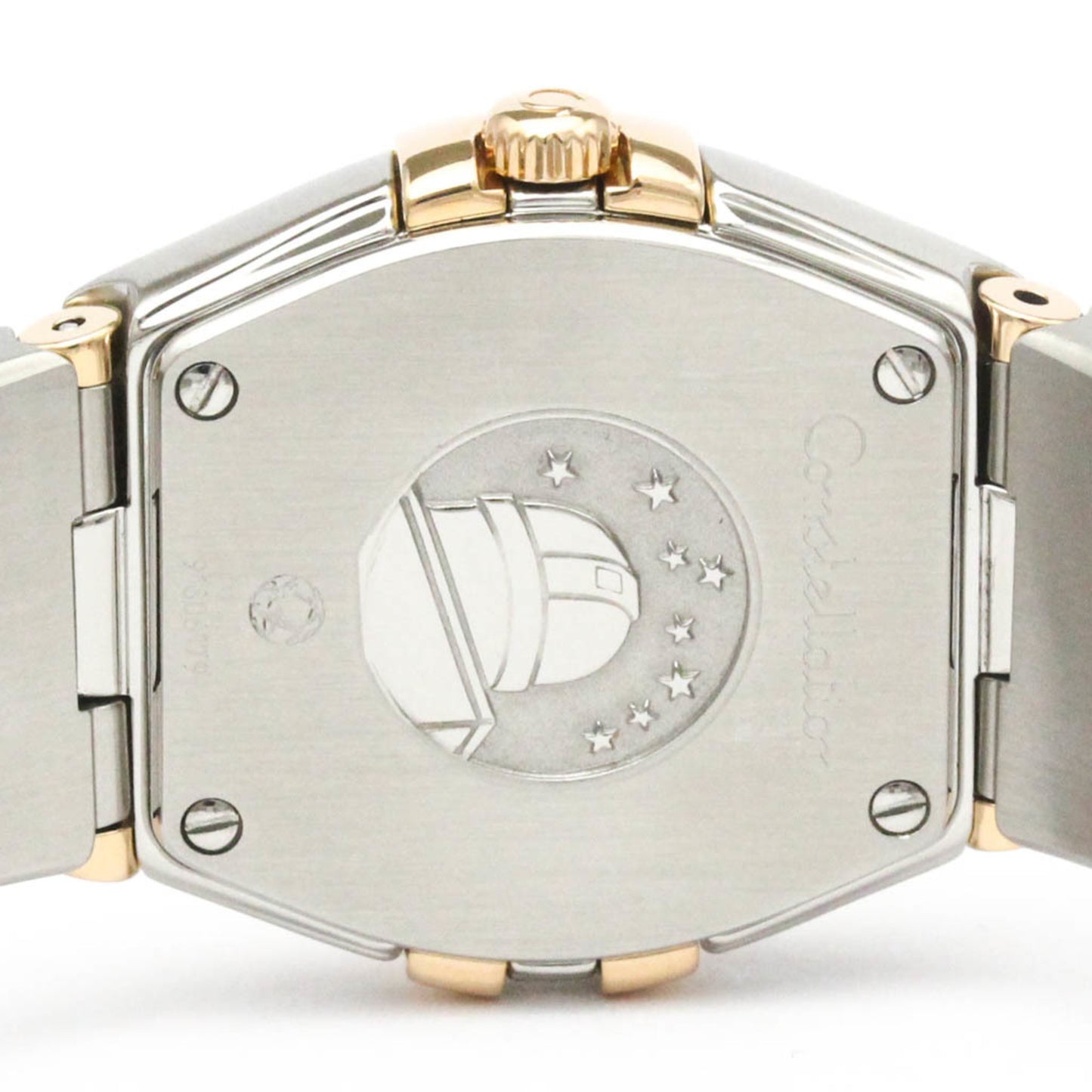 Omega Constellation Brush 18K Rose Gold Steel Watch 123.25.24.60.05.002 Polished