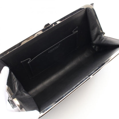 Chanel Chocobar Second Bag Clutch Leather
