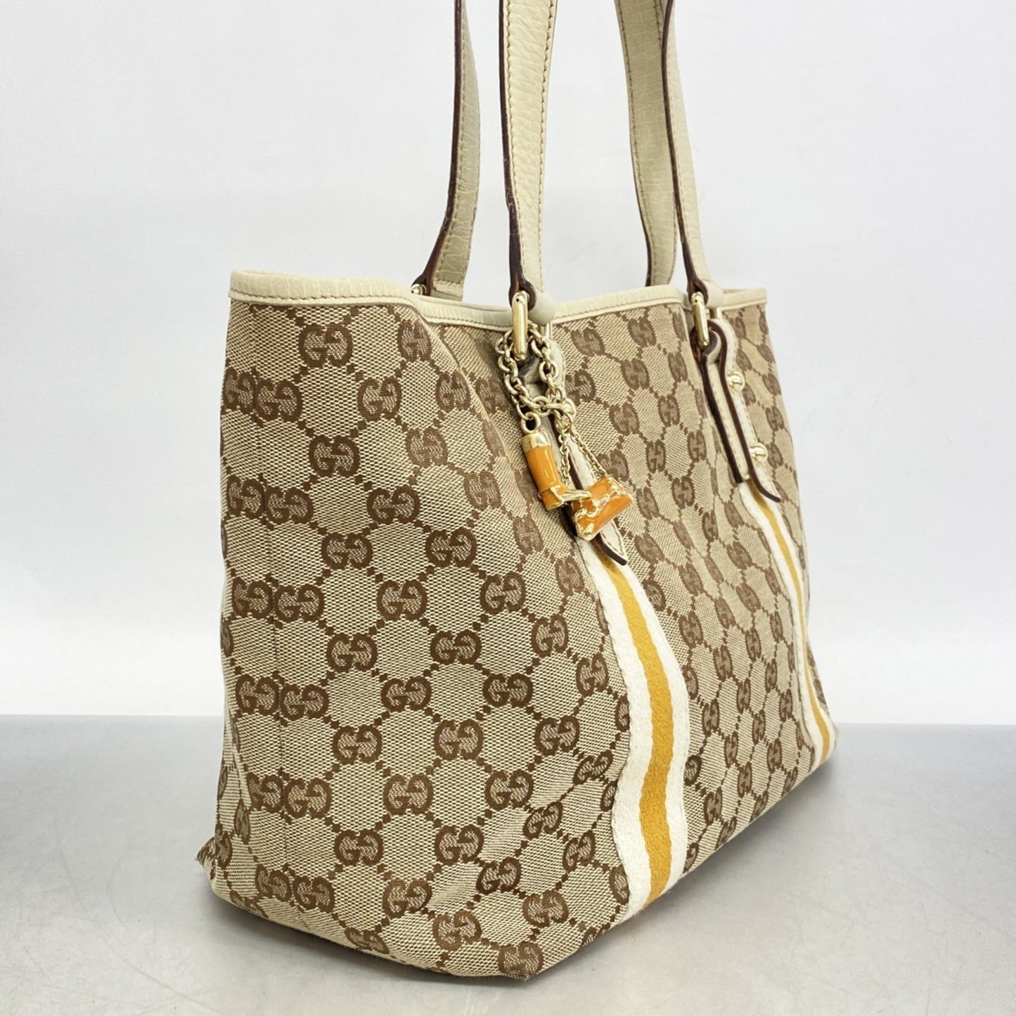 Gucci Gg Canvas Tote Bag 137396 Beige