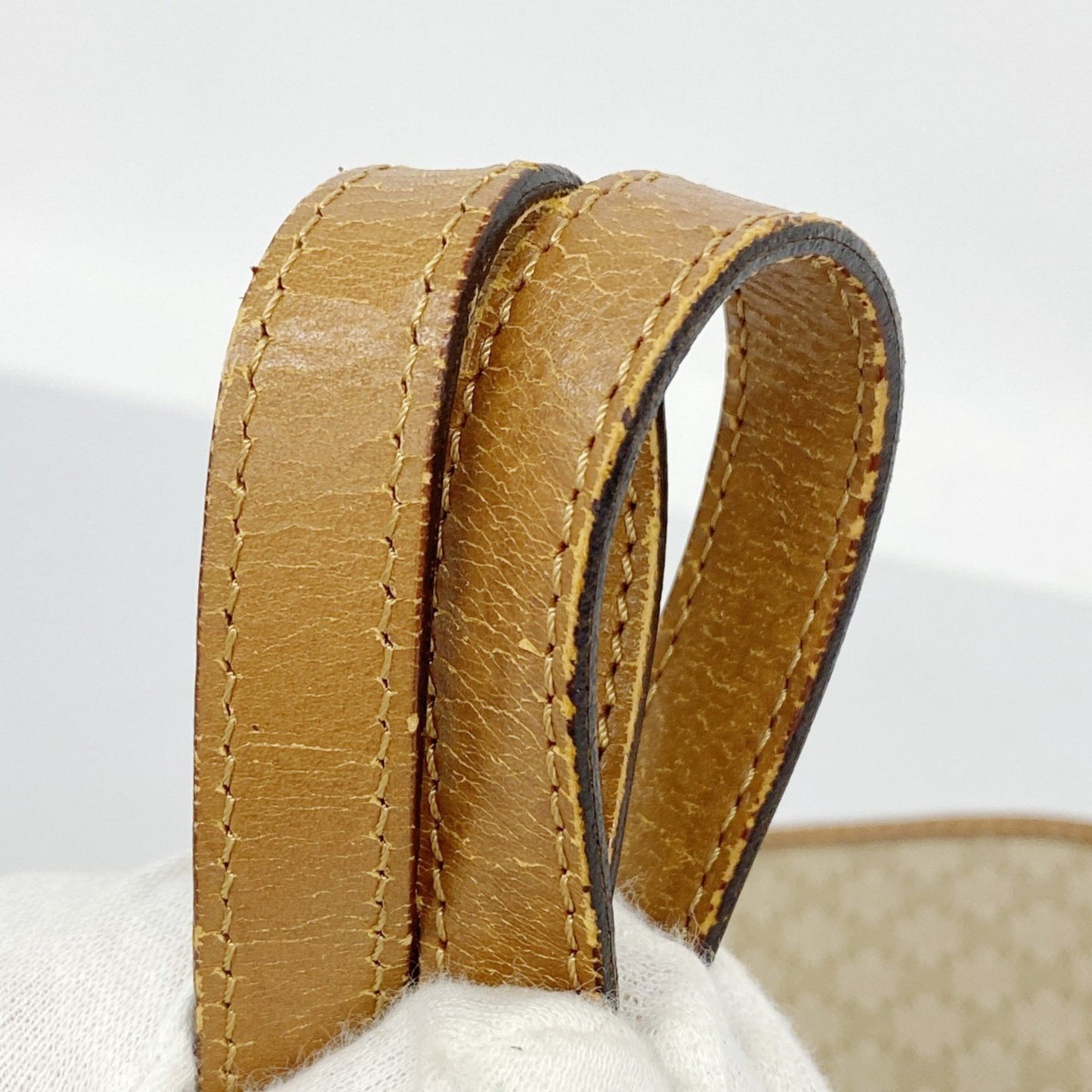 Celine Shoulder Bag Macadam Beige Light Brown