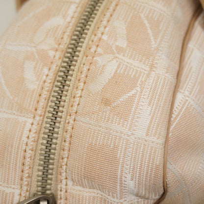 Chanel New Travel Nylon Beige Handbag