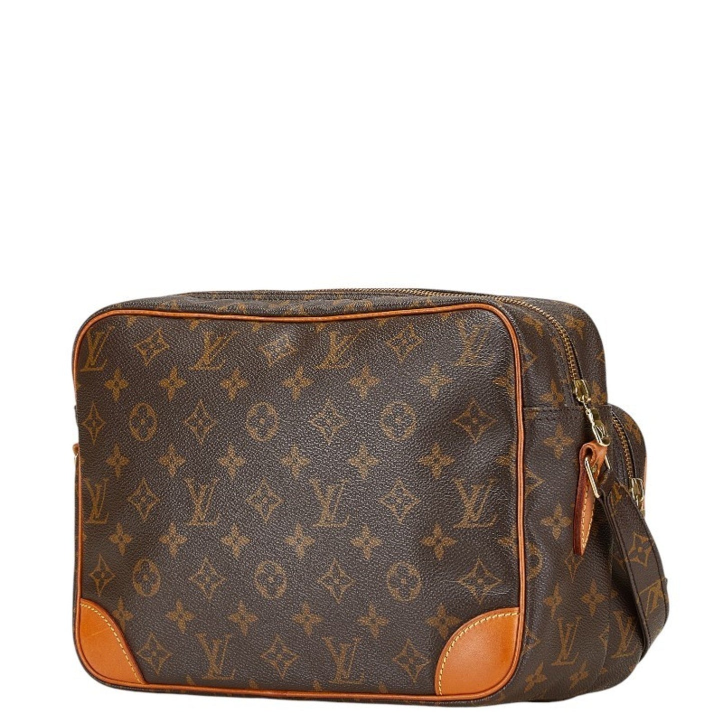 Louis Vuitton Monogram Nile Crossbody Shoulder Bag M45244 Brown Leather