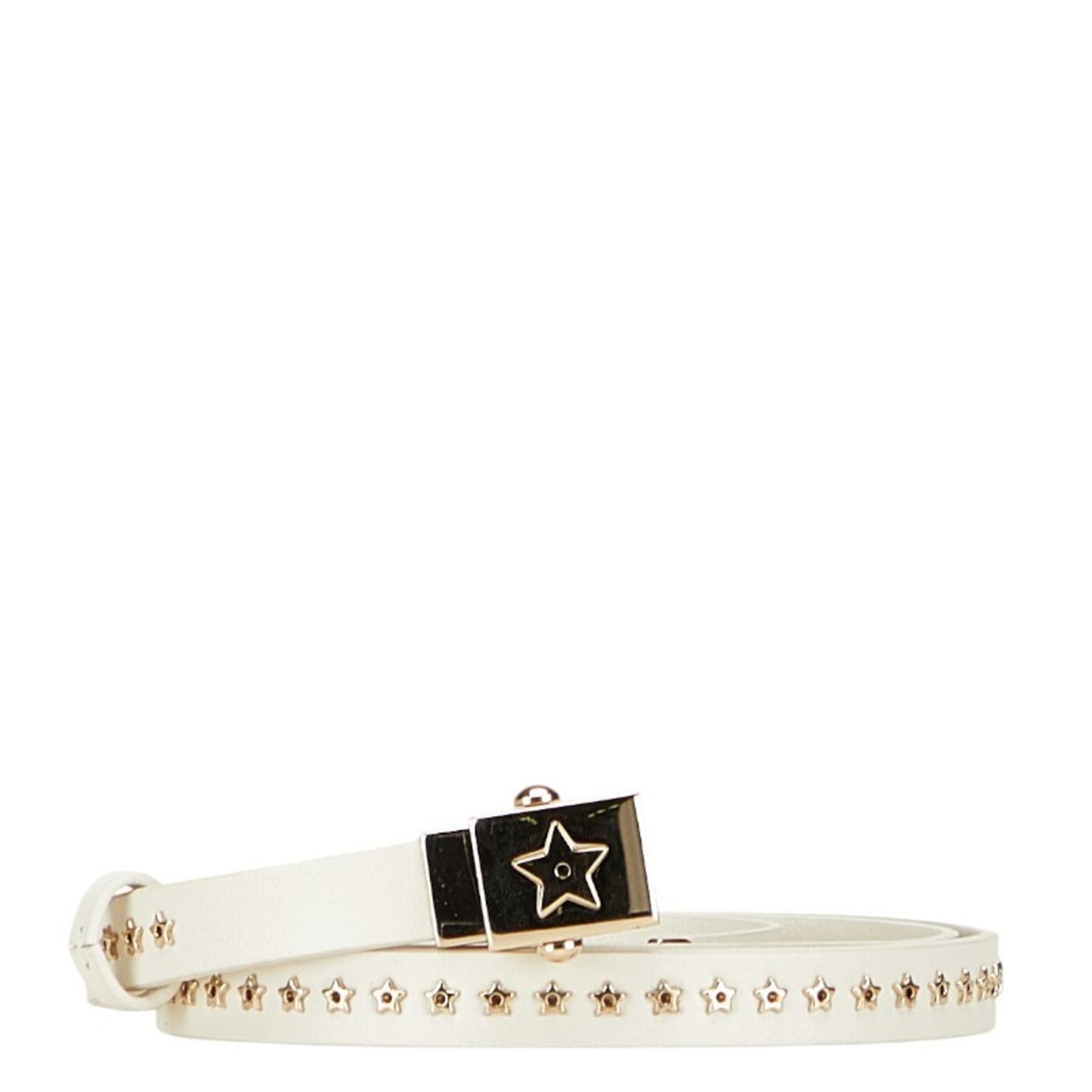 Christian Dior Dior Studded Star Belt In White