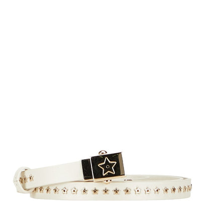 Christian Dior Dior Studded Star Belt In White