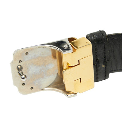 Cartier Santos Belt Black Leather