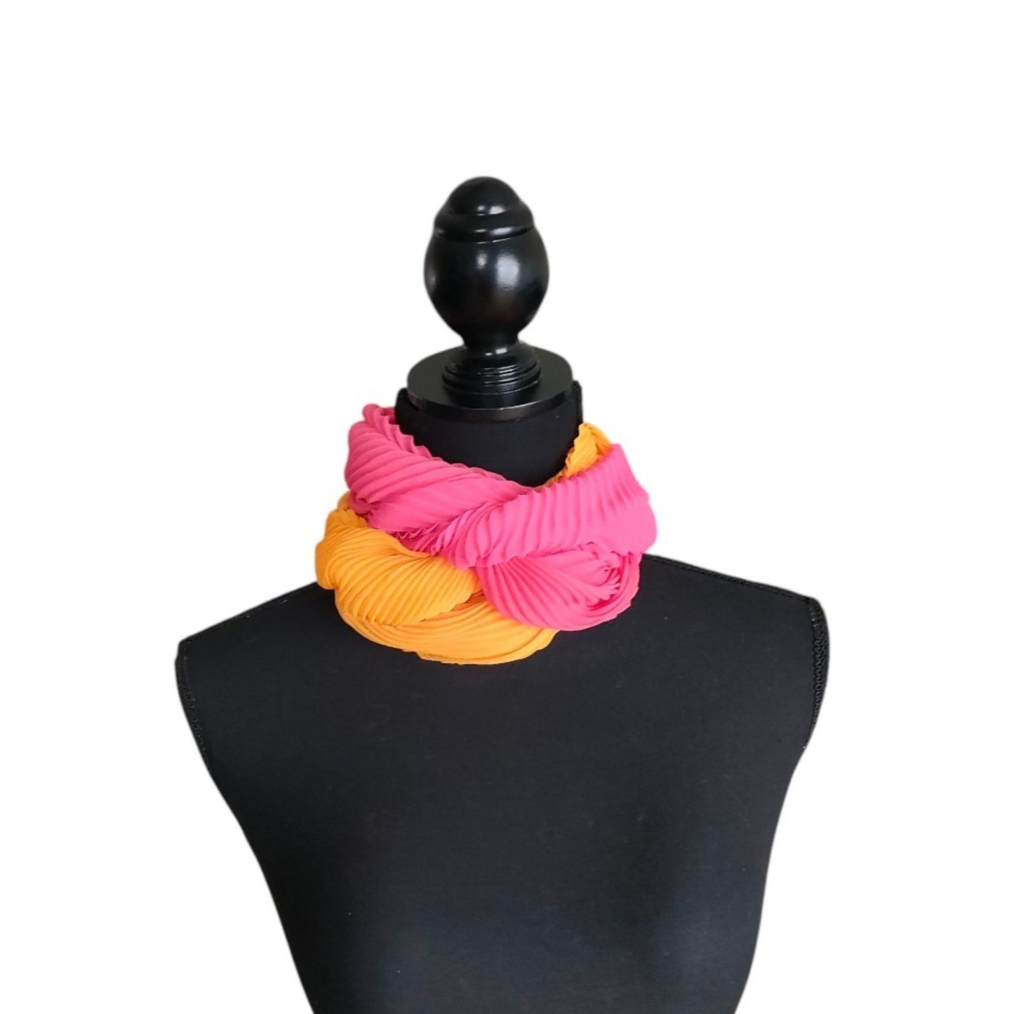 Pleats Please Issey Miyake Two-Tone Stole/Scarf