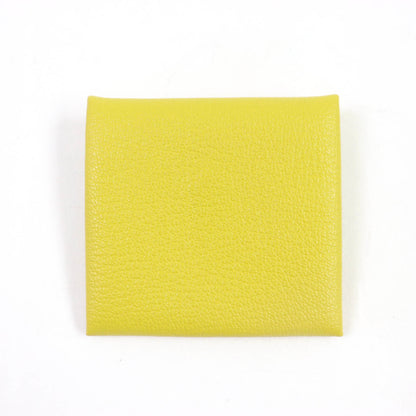 Hermes Bastia Verso Cumin Orange Minian Chevre Wallet/Coin Case