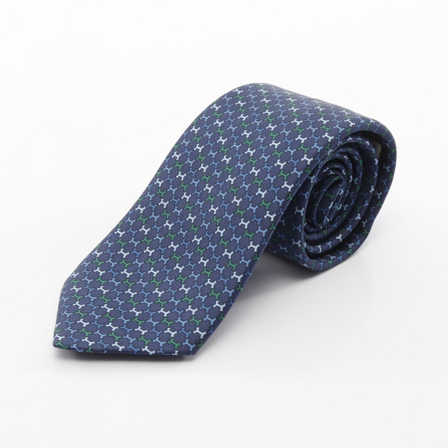 Hermes Herms H Street Silk Tie For Men