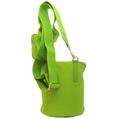 Prada 2Vh147 Logo Shoulder Bag Canvas