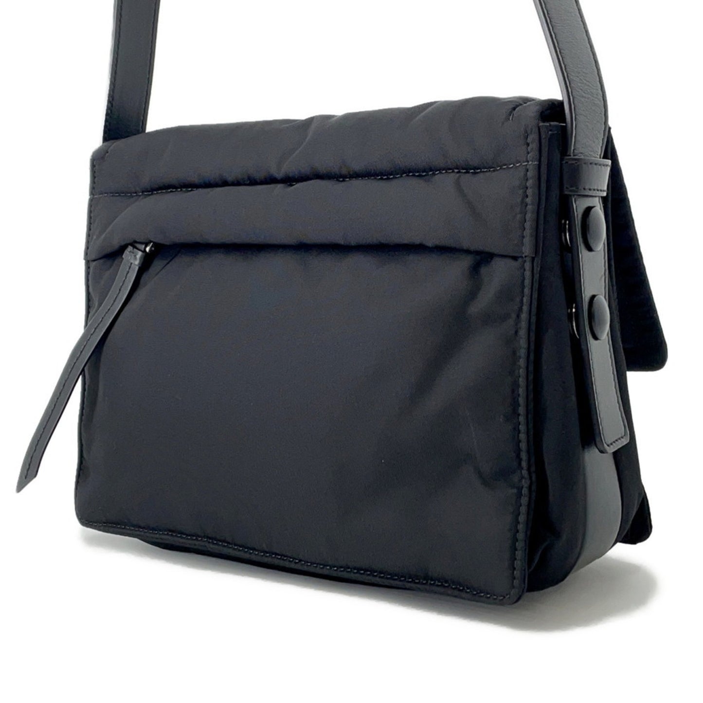 Prada Padded Shoulder Bag In Re-Nylon And Leather