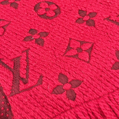 Louis Vuitton Louis Vuitton Echarpe Mania M72432 No Tag Red Scarf