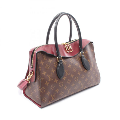Louis Vuitton Louis Vuitton Tuileries Monogram Riduvan Handbag Coated Canvas Leather