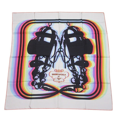 Hermes Brides De Gala Shadow Carr 90 Large Silk Scarf/Muffler