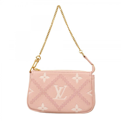 Louis Vuitton Monogram Empreinte Broderie Mini Pochette Accessoires M81140 Pink