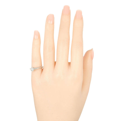 Tiffany & Co. Solitaire Size 7.5 Ring 0.53Ct Vs1/I/3Ex Pt950 Platinum Diamond