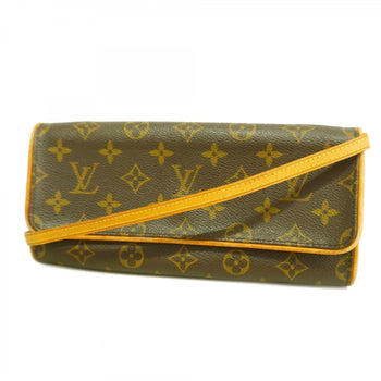 Louis Vuitton Monogram Pochette Twin Gm Shoulder Bag M51852 Brown