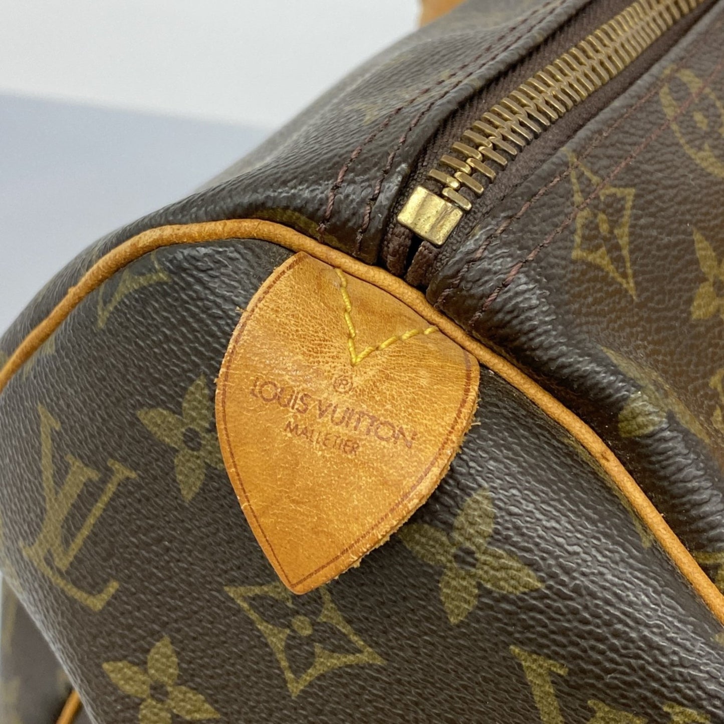Louis Vuitton Monogram Keepall 45 Boston Bag M41428 Brown