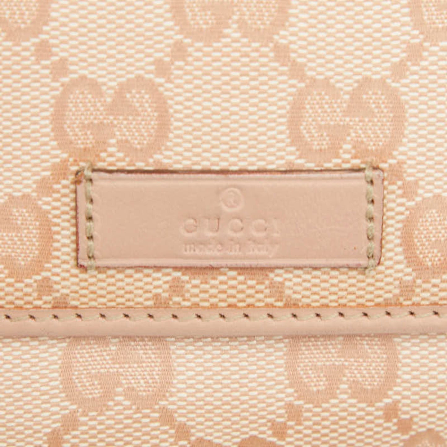 Gucci Gg Crystal Bifold Wallet 190331 Pink Leather