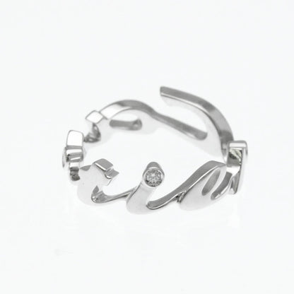 Cartier Signature 3P Diamond Ring White Gold (18K) Fashion Diamond Band Ring Silver