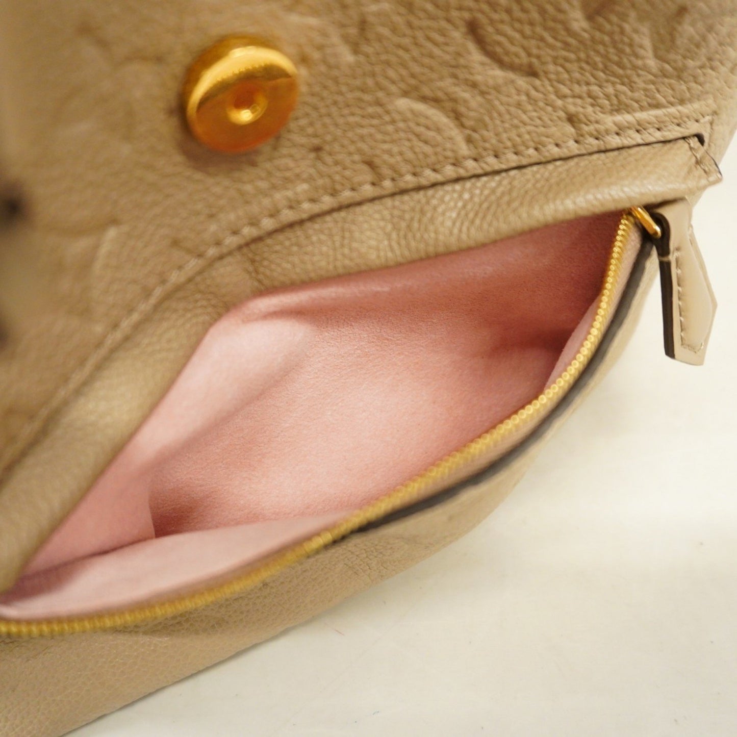 Louis Vuitton Monogram Empreinte Montsouris Pm Backpack M45410 Tourterelle