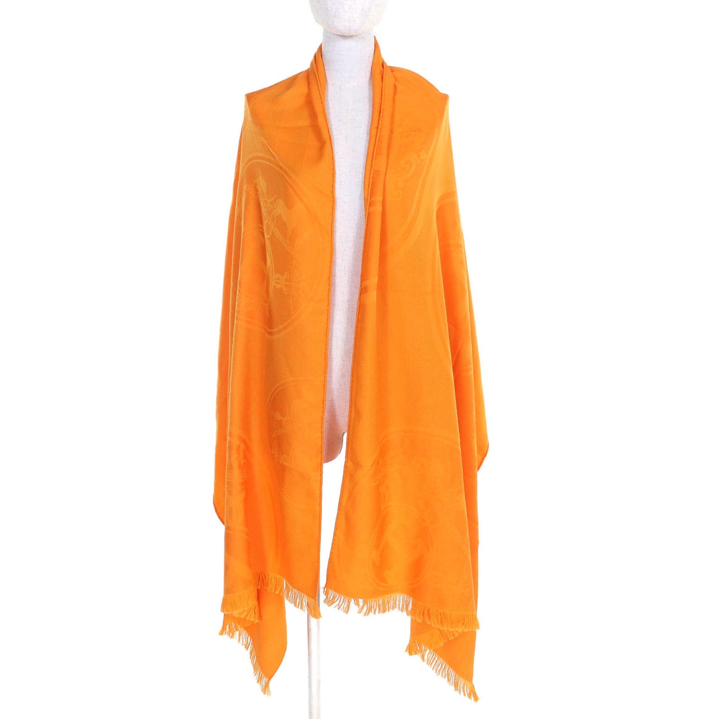 Hermes 262494S New Libris Cashmere And Silk Shawl