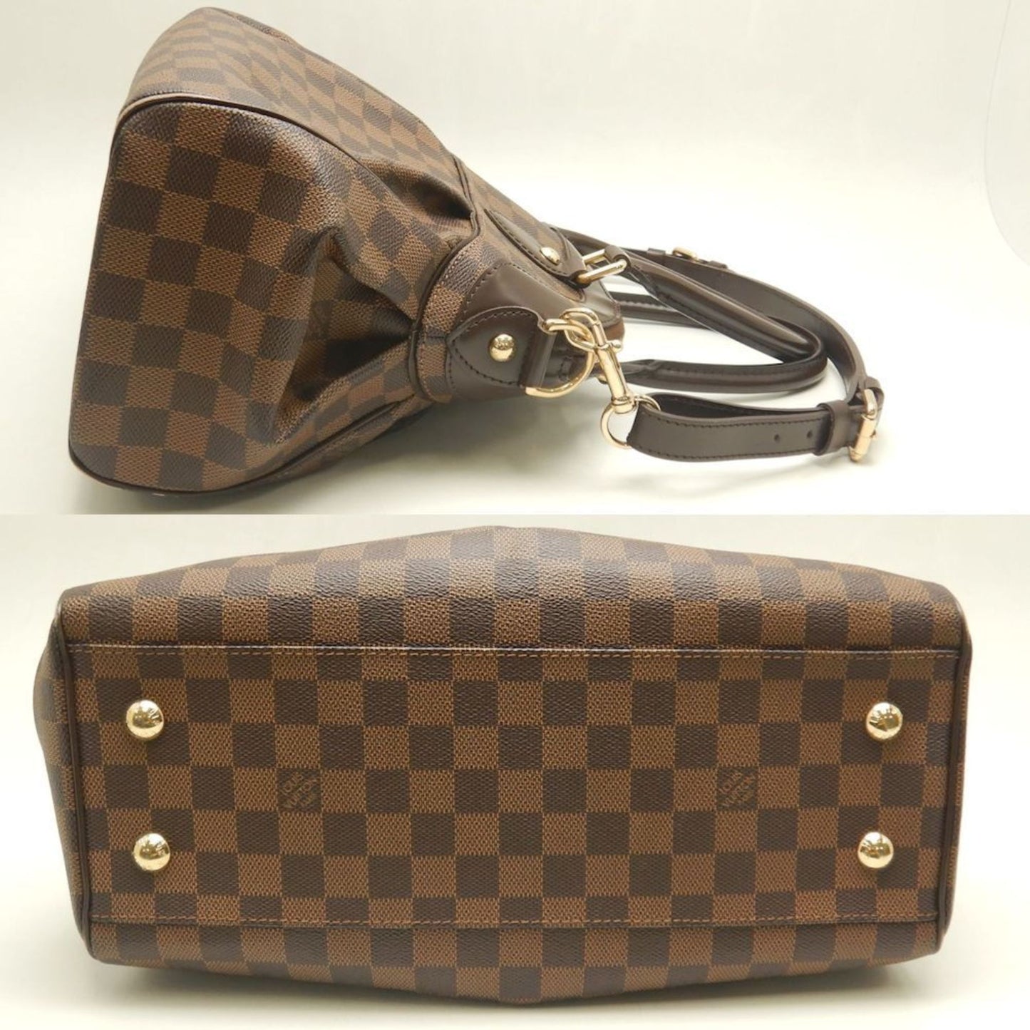 Louis Vuitton Damier Trevi Pm N51997 Ebene Handbag 252982