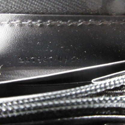 Gucci Guccissima 307987 Leather Black Round Long Wallet 0659Gucci