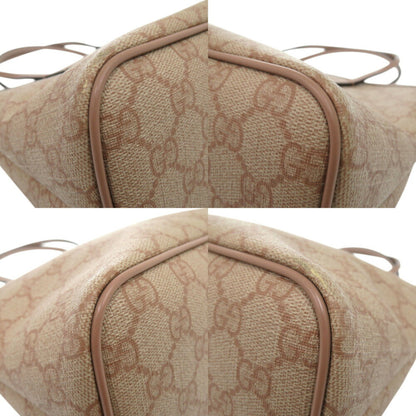 Gucci 2Way Handbag Gg Supreme 353440 Coated Canvas Leather Pink 0302Gucci