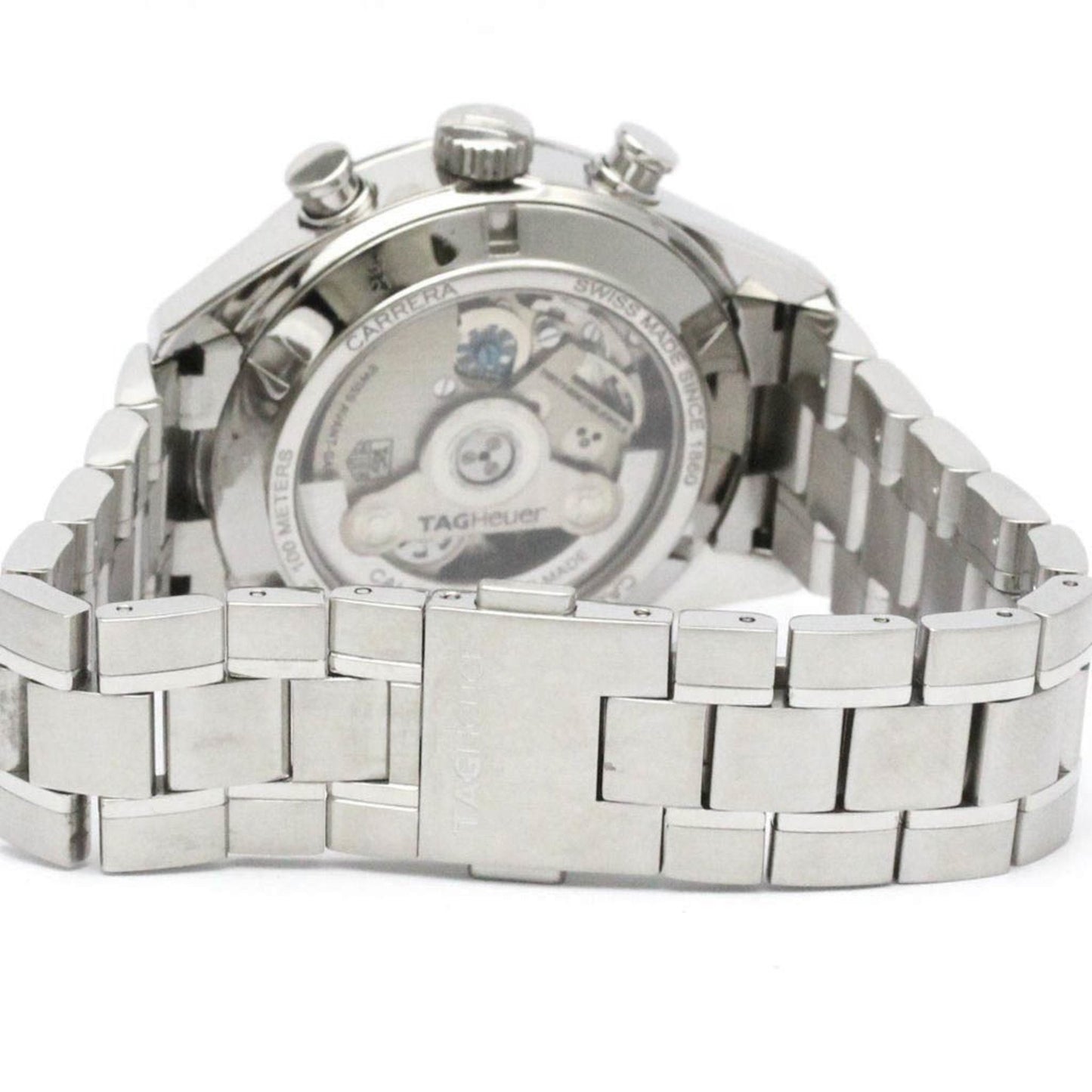 Tag Heuer Carrera Calibre 1887 Chronograph Steel Watch Car2110 Polished