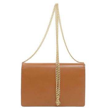 Fendi Chain Shoulder Bag Calf Leather