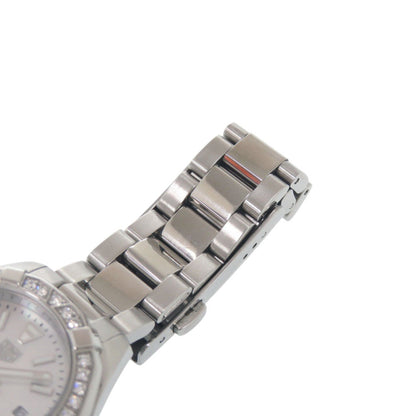Tag Heuer Aquaracer Diamond Bezel Wbd1413.Ba0741 Stainless Steel White Shell Dial Quartz Watch 0235