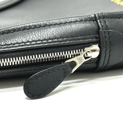 Balenciaga 476976 Triangle Clutch Bag/Pouch In Leather