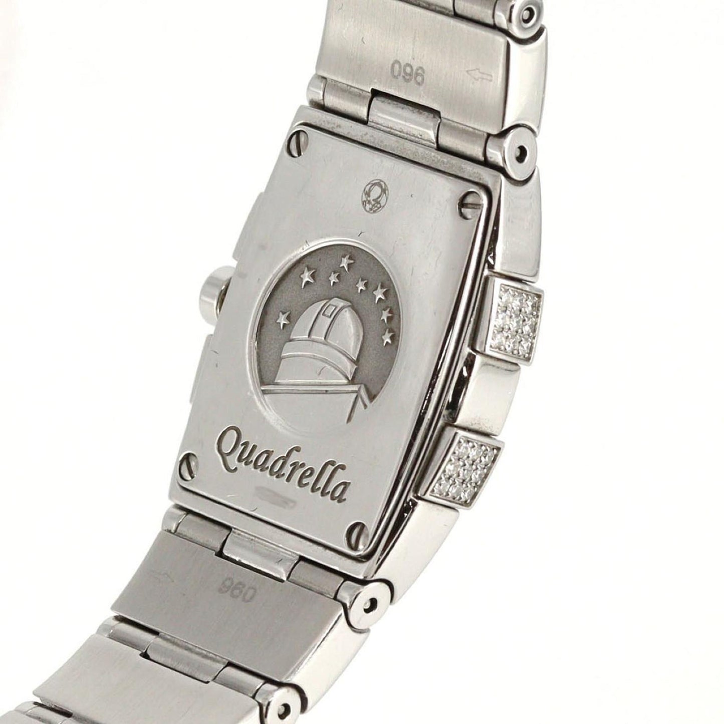 Omega Constellation Quadrella D-8P 1585.79 Stainless Steel Quartz Watch