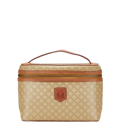 Celine Macadam Vanity Bag In Beige