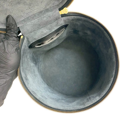 Louis Vuitton Vintage Cannes Epi Leather Handbag Vanity Bag Noir Black 13489