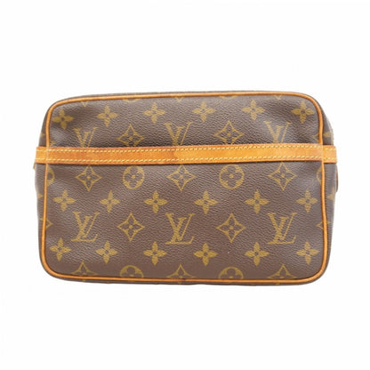 Louis Vuitton Monogram Compigne 23 Clutch Bag M51847 Brown