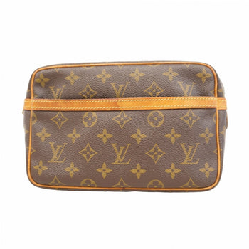 Louis Vuitton Monogram Compigne 23 Clutch Bag M51847 Brown