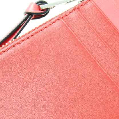 Loewe Anagram Fragment Case Leather Card Case Pink