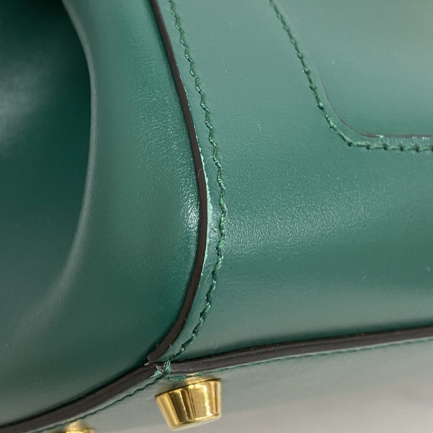 Gucci New Jackie Handbag 649016 Leather Green