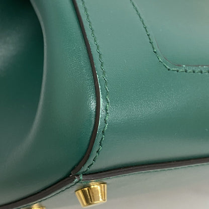 Gucci New Jackie Handbag 649016 Leather Green