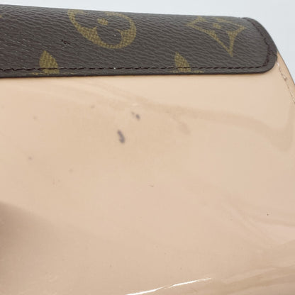 Louis Vuitton Monogram Vernis Portefeuille Cherry Wood Compact Tri-Fold Wallet M61911 Rose Ballerine